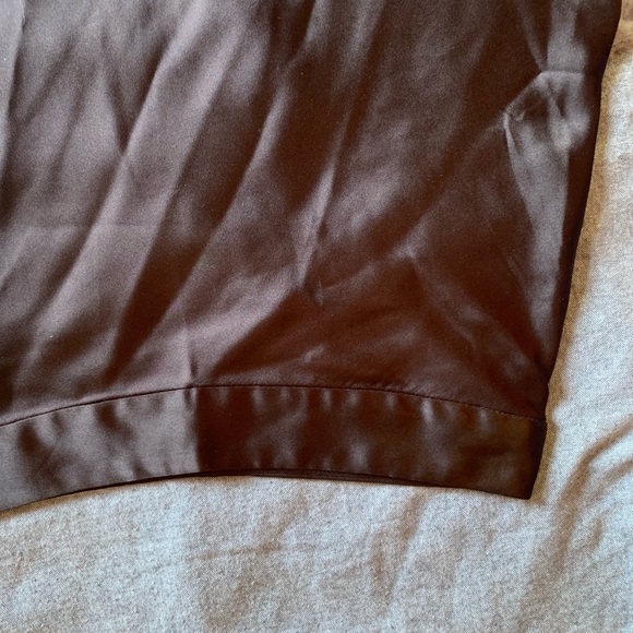 J. McLaughlin Brown Silk Maxi Skirt - Picture 7 of 8